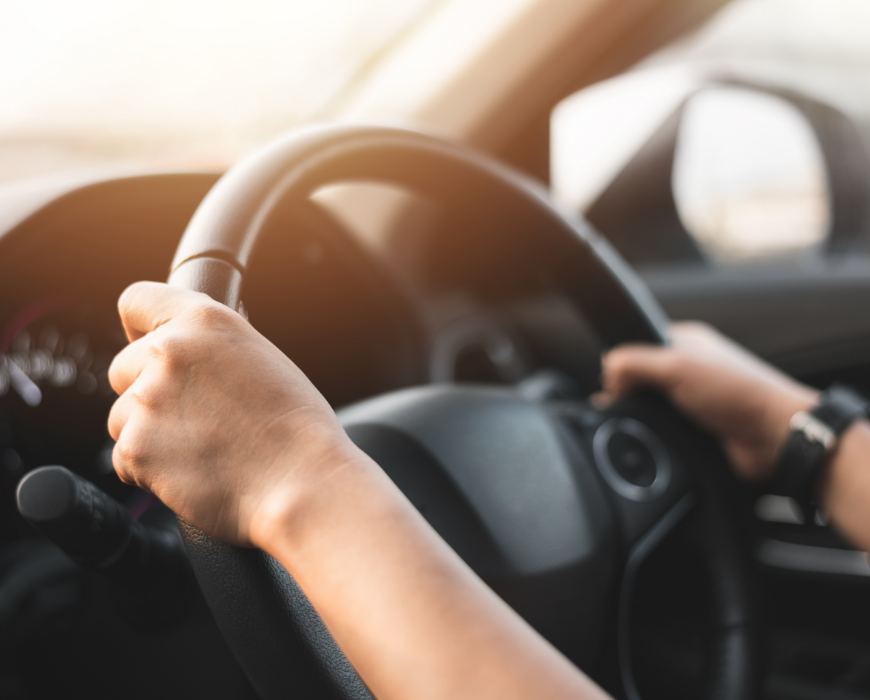 hands on steering wheel hands on steering wheel