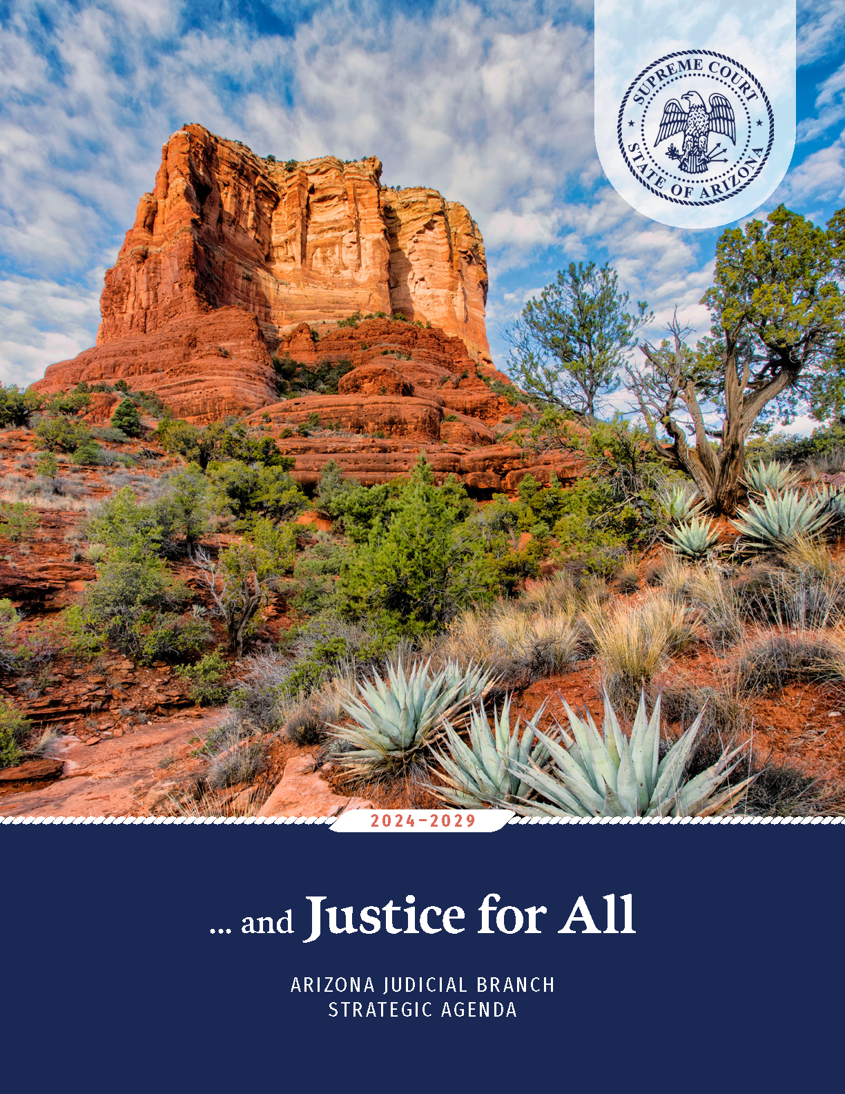 And Justice for All strategic agenda cover And Justice for All strategic agenda cover