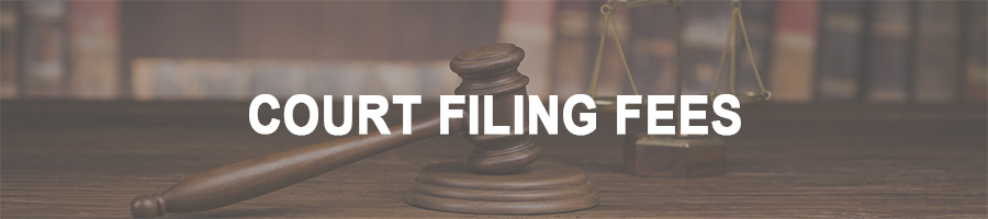 Court Filing Fees gt Superior Court Filing Fees
